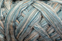 Shetland mit Tussahseide bunt