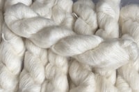 Kid Mohair Seide Pailletten Merinogarn 6-1